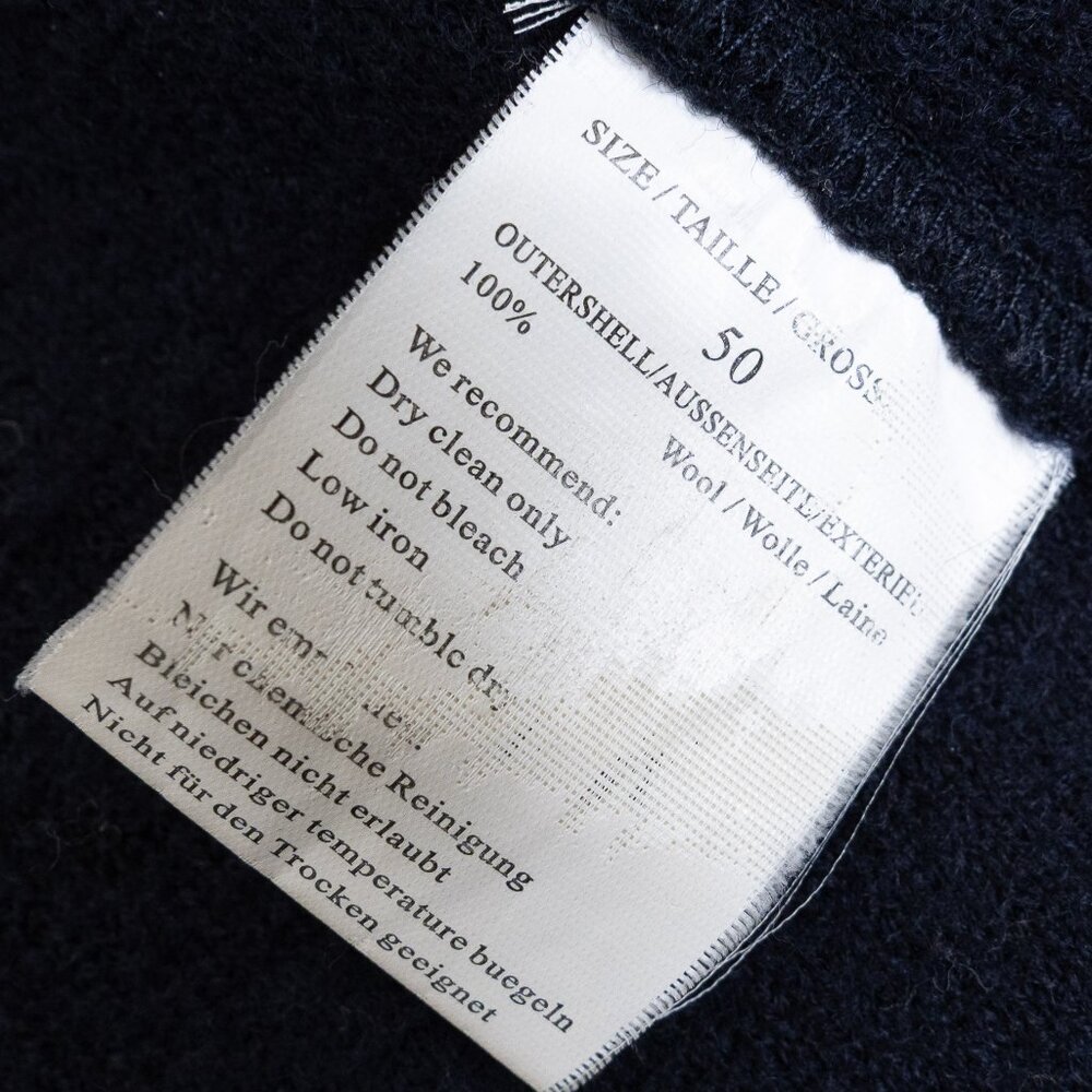 SAND Copenhagen Navy 100% Wool Soft Structured Blazer Jacket 40R (IT 50) - Picture 13 of 14